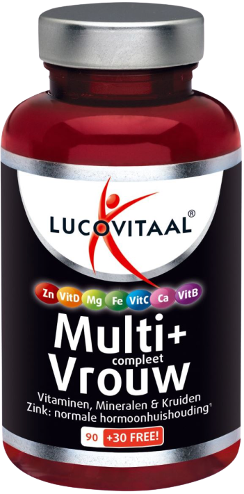 Lucovitaal Multi+ Compleet Vrouw 120 Tabletten