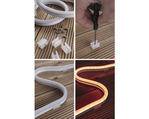 SimpLED Outdoor Strip Complete Set 3 m 216 LED's RGB Kleurveranderend Geheugeneffect 24V