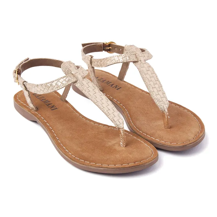 Lazamani T-strap Sandalen Dames