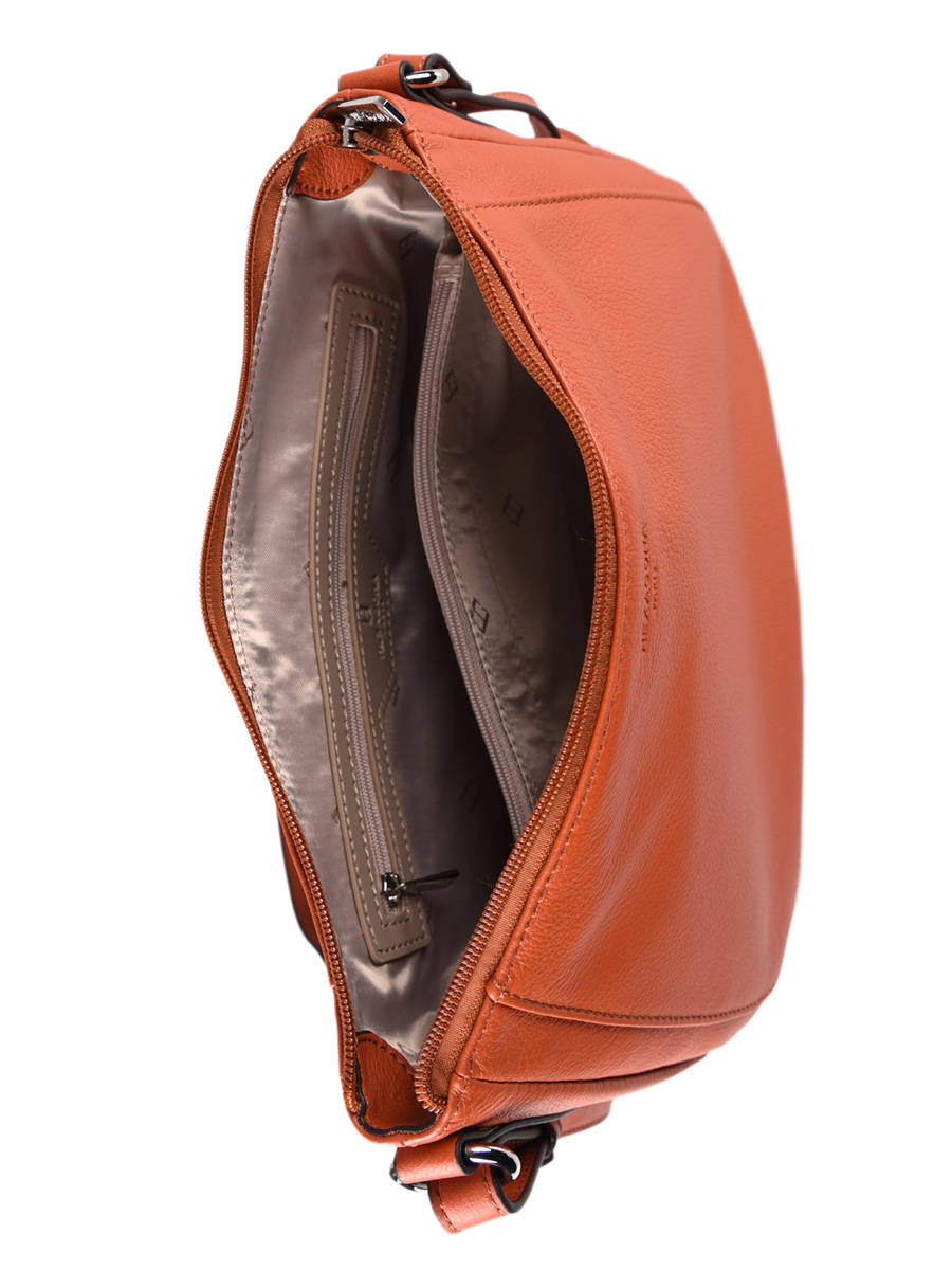 Sac bandoulire Confort cuir HEXAGONA
