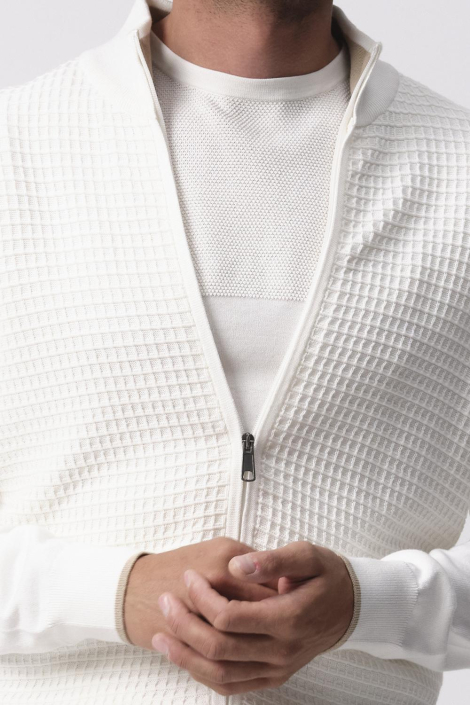 Campbell ecru heren vest