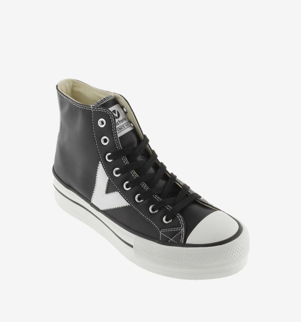 TRIBU DOBLE CONTRAST MID BOOTNEGRO