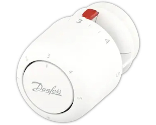 Danfoss Aero RA gasgevulde thermostaatkop met klikbevestiging, wit, 015G4590