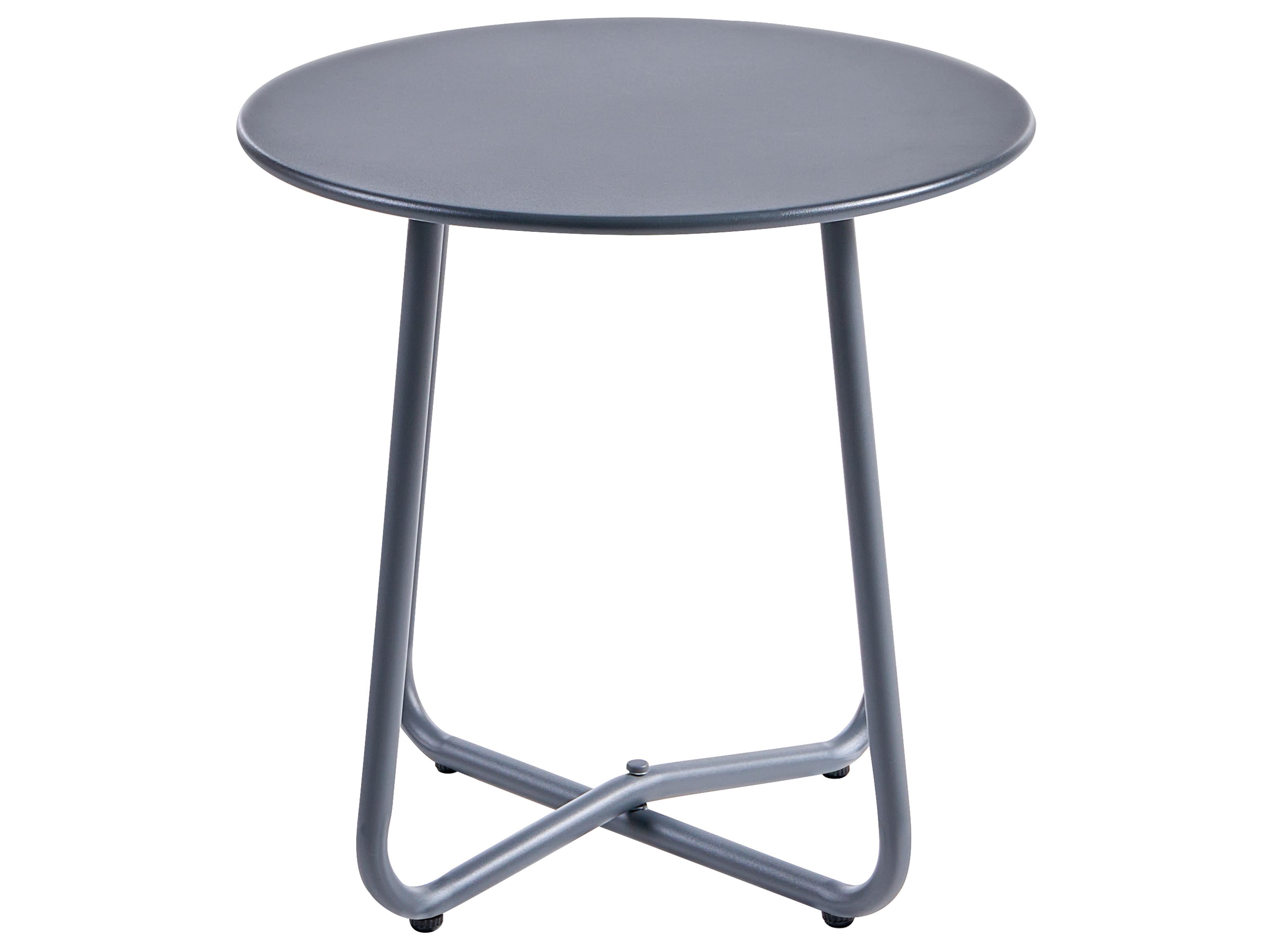Loungeset met tafel 2-zits PASTO Metaal Donkergrijs
