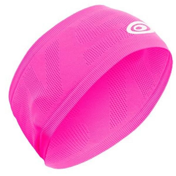 Bandeau running BV SPORT HEADBAND ORIGINAL ROSE FLUO