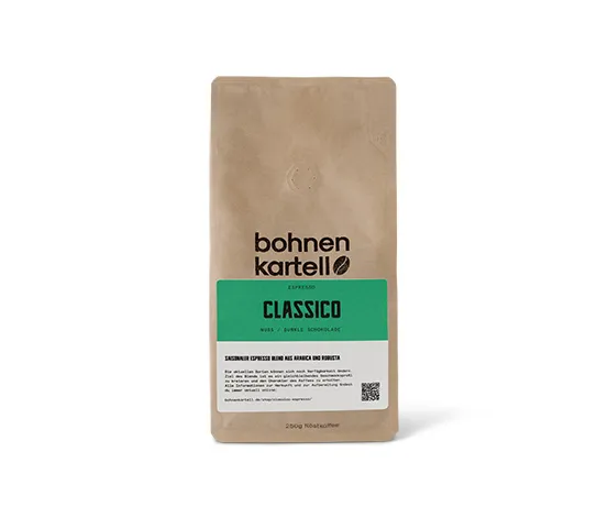 Bohnenkartell - Classico Espresso - 1 kg Ganze Bohne