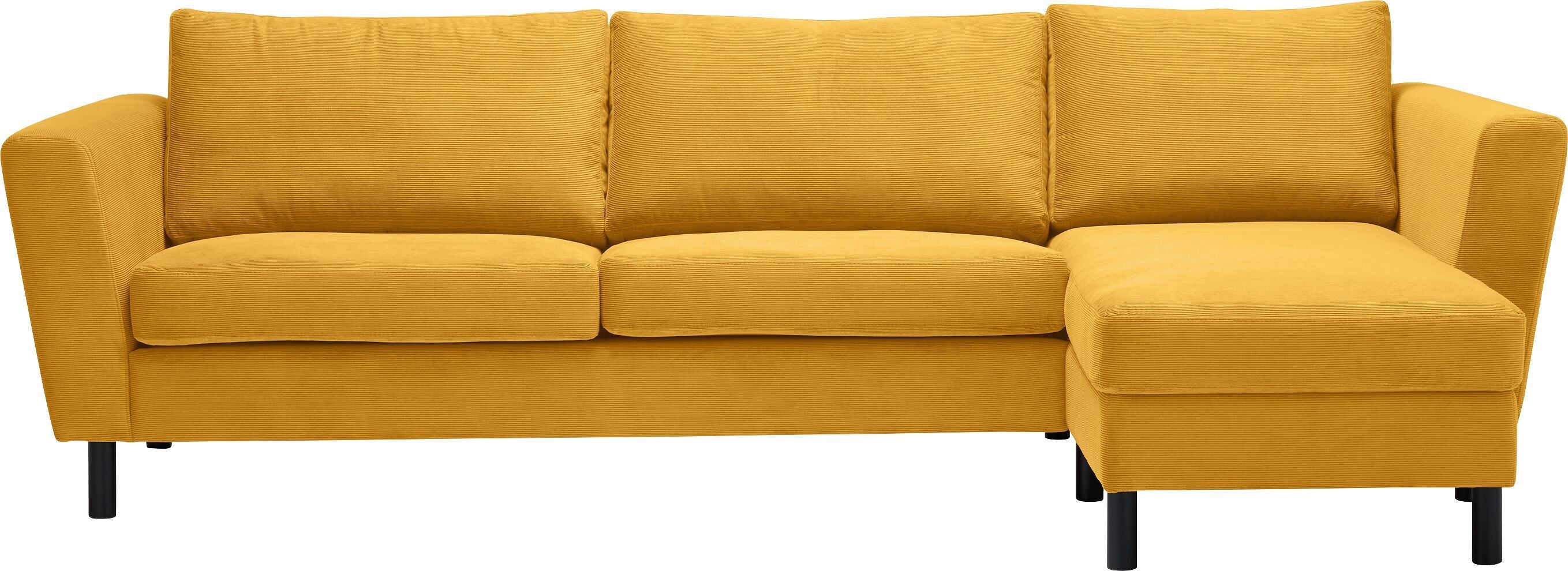 DIENER Ecksofa - Senf / B: 235.0 cm x T: 156.0 cm x H: 81.0 cm