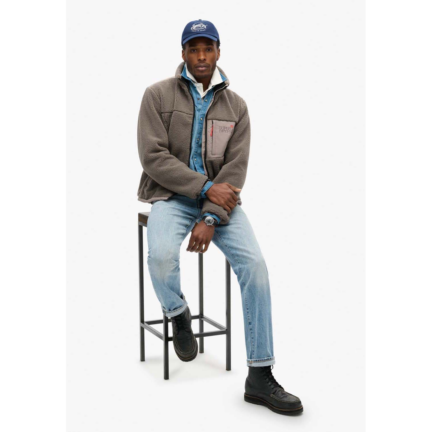 Superdry  Relaxed Fleece Trekker Jacket
