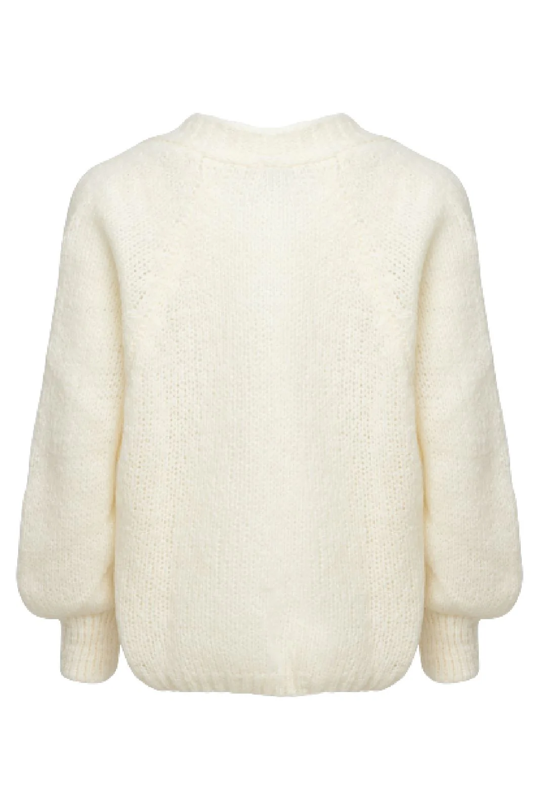 Noella Fora Knit Cardigan white