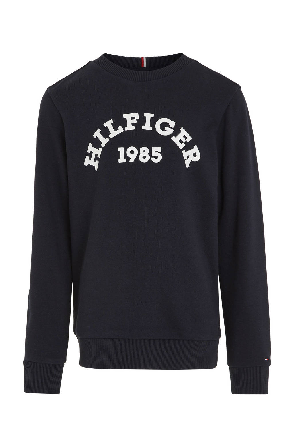 Tommy Hilfiger sweater met logo donkerblauw