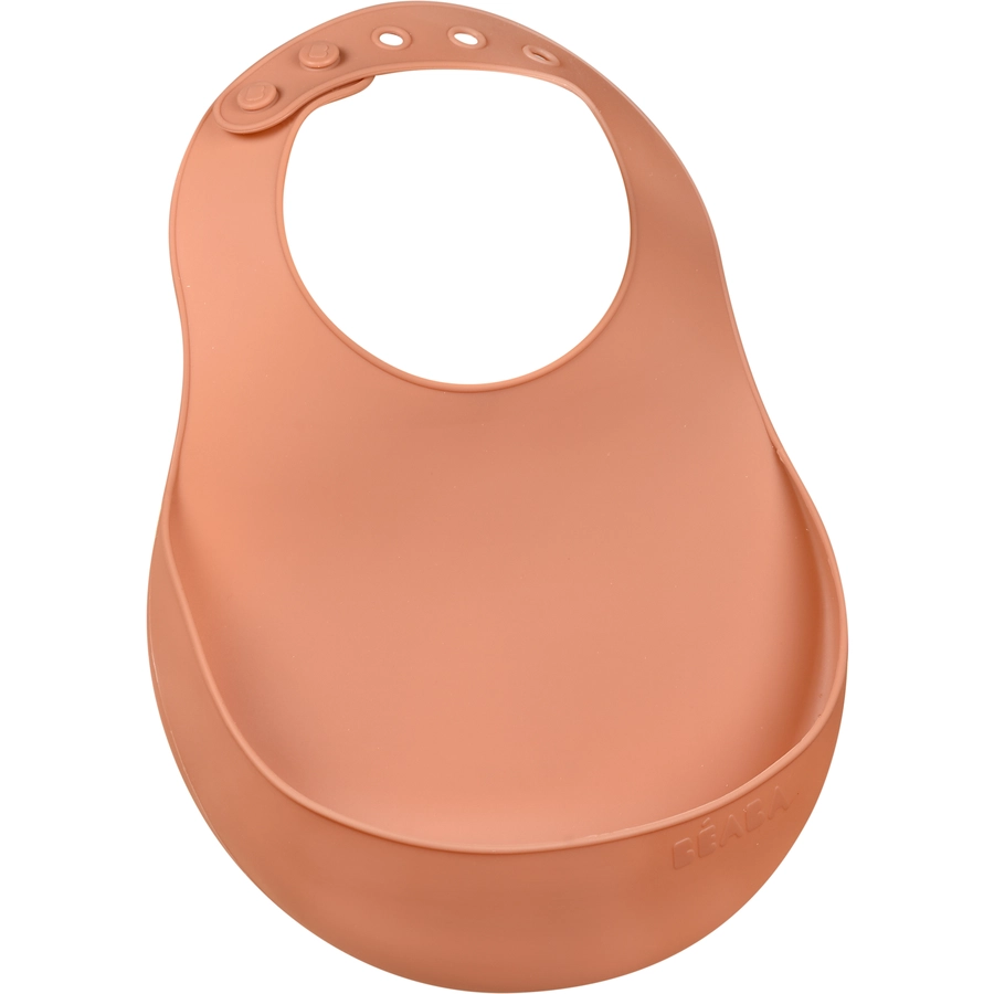 BEABA® Lätzchen aus Silikon - Terracotta