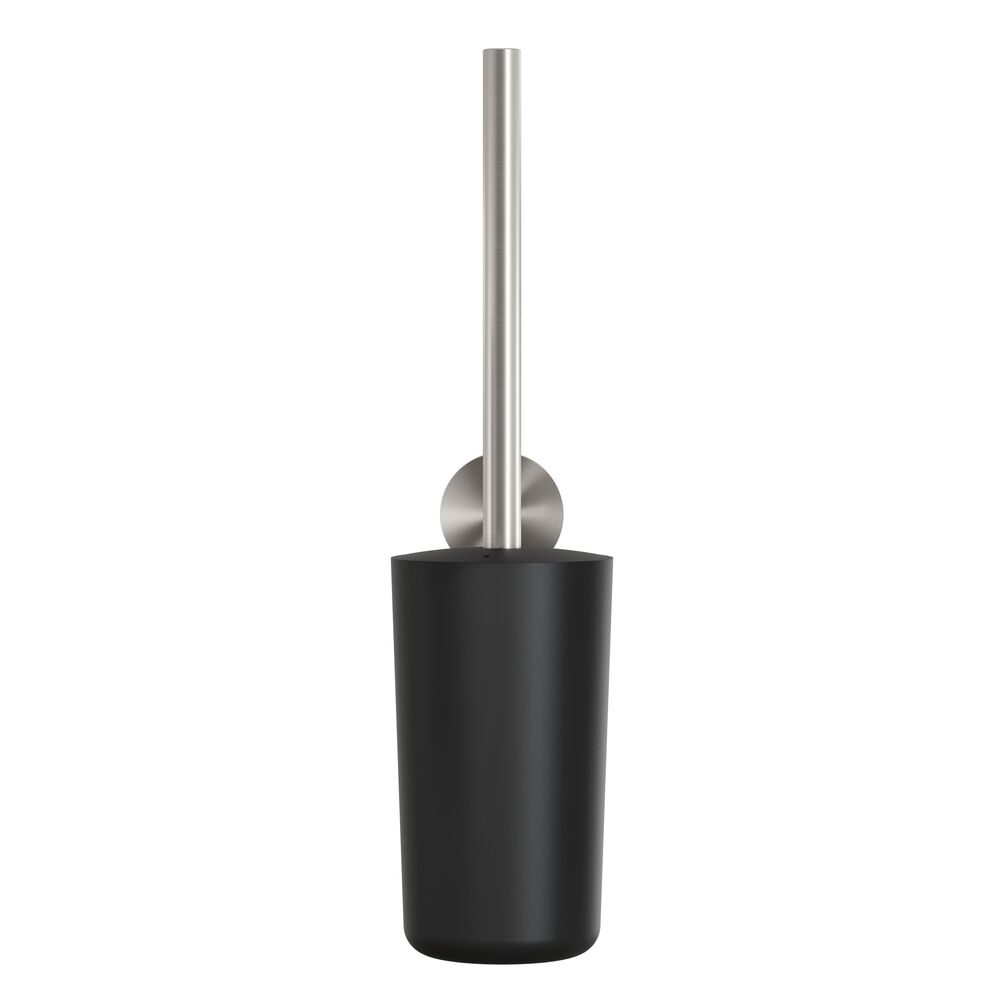 Geesa Opal toiletborstel met houder RVS geborsteld