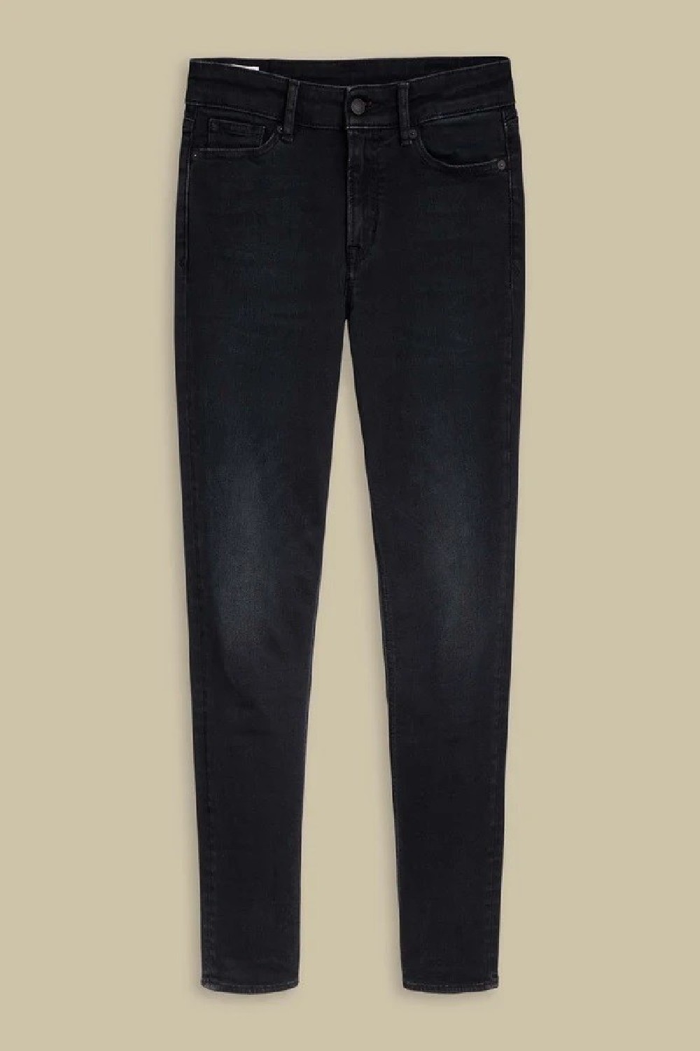 Kings Of Indigo Jeans Juno Medium Blue Black Worn