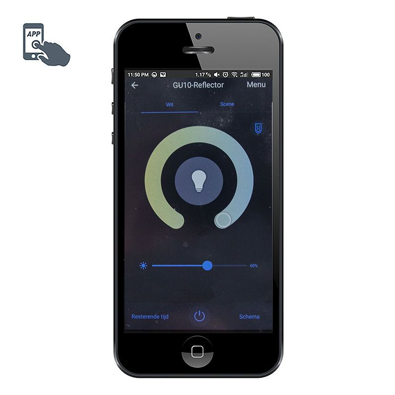 Smart railsysteem zwart met goud 1-fase 3-lichts incl. Wifi GU10 - Iconic Jeana