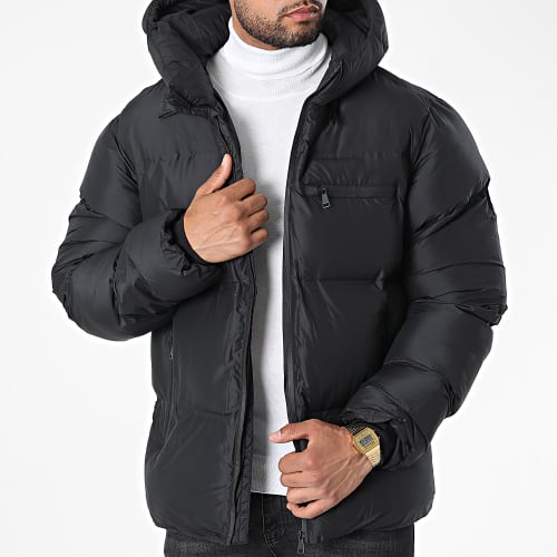Doudoune Capuche Noir