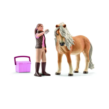 Schleich® 41431 Horse Club Pferdepflegerin mit Island Pony Stute
