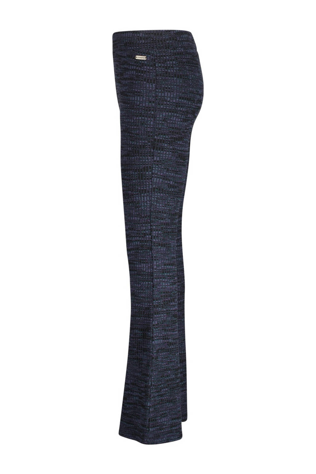 Vingino gemêleerde flared broek Sya zwart