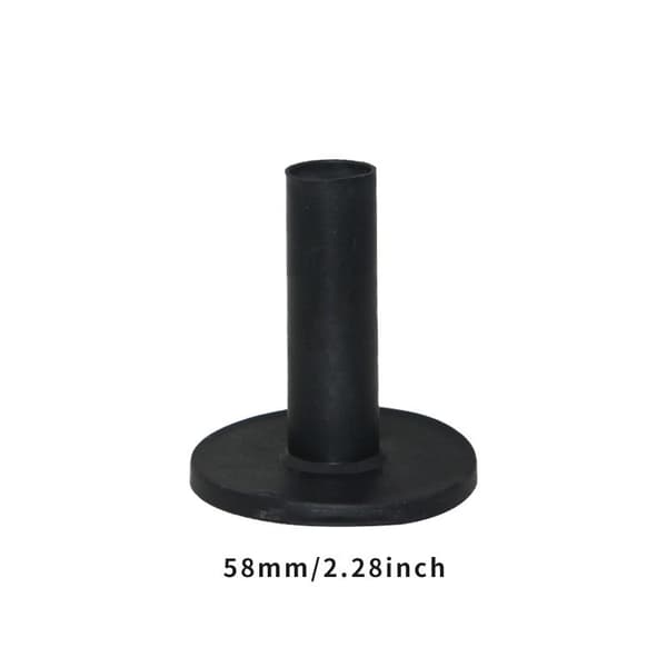 INF Gummi golf-tees for driving range 3 størrelser 58/68/85 mm 3-pak Sort
