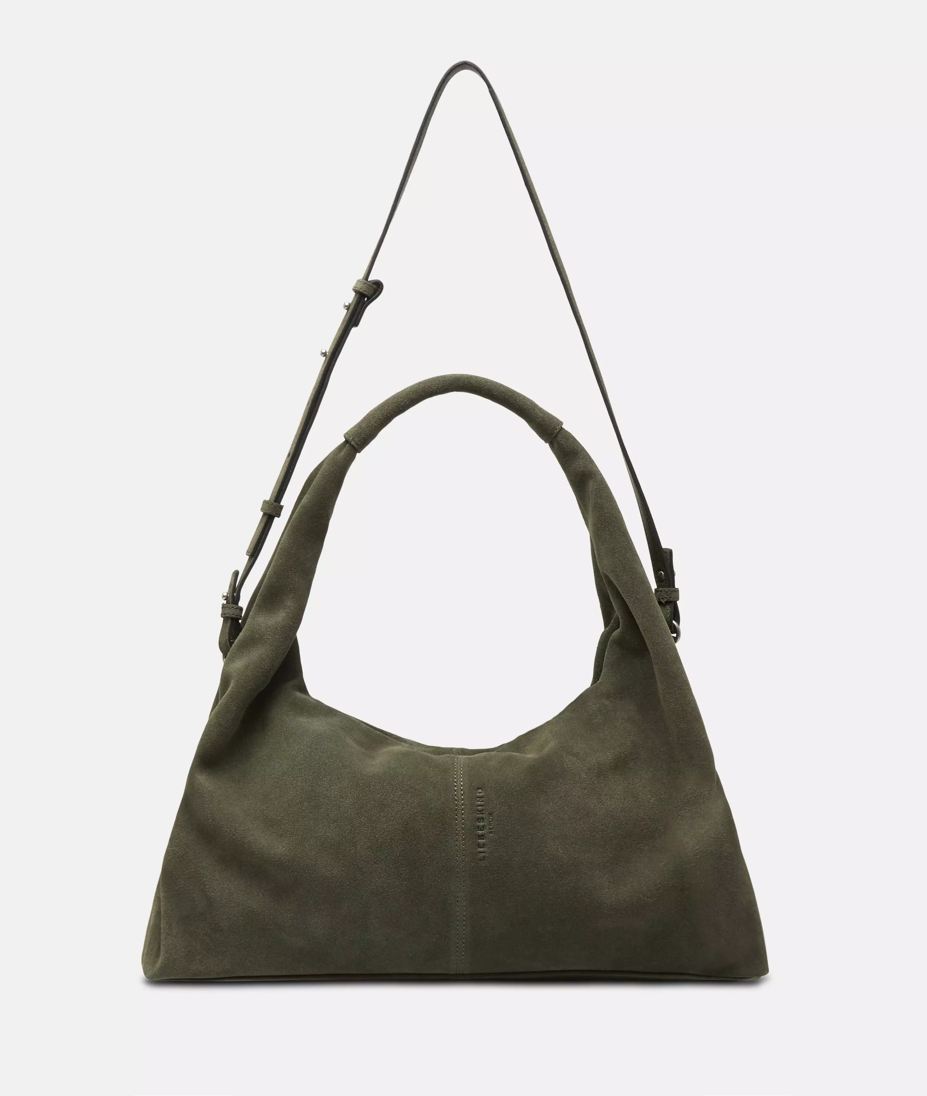 Scarlet Sachtel M Spacious shoulder bag made from soft suede