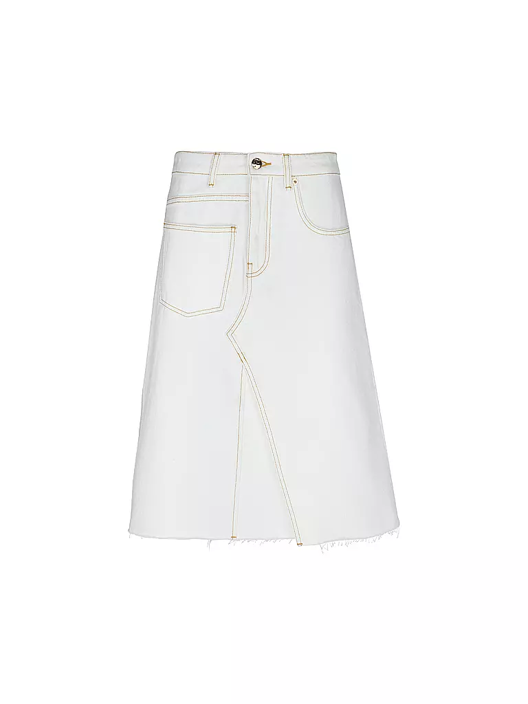 TORY BURCH Jeansrock creme