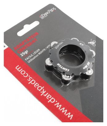 DARKPADS ADAPTATEUR CENTER/6T - 25GR