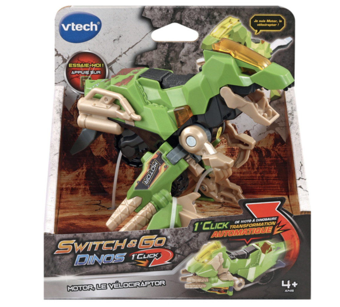 PETITS SWITCH & GO DINOS 1'CLICK - Ecru