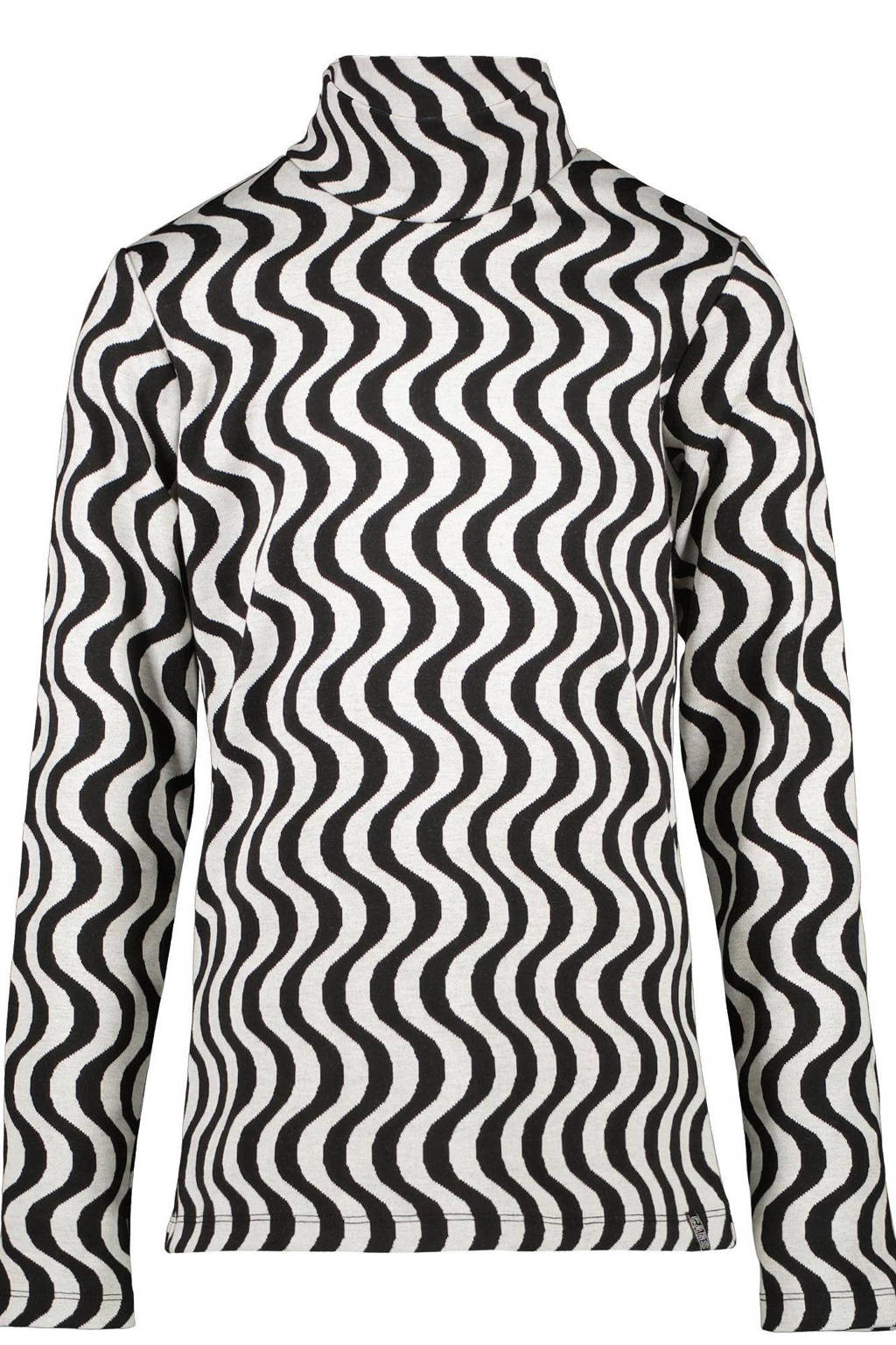 Cars longsleeve SANYA met all over print zwart/wit