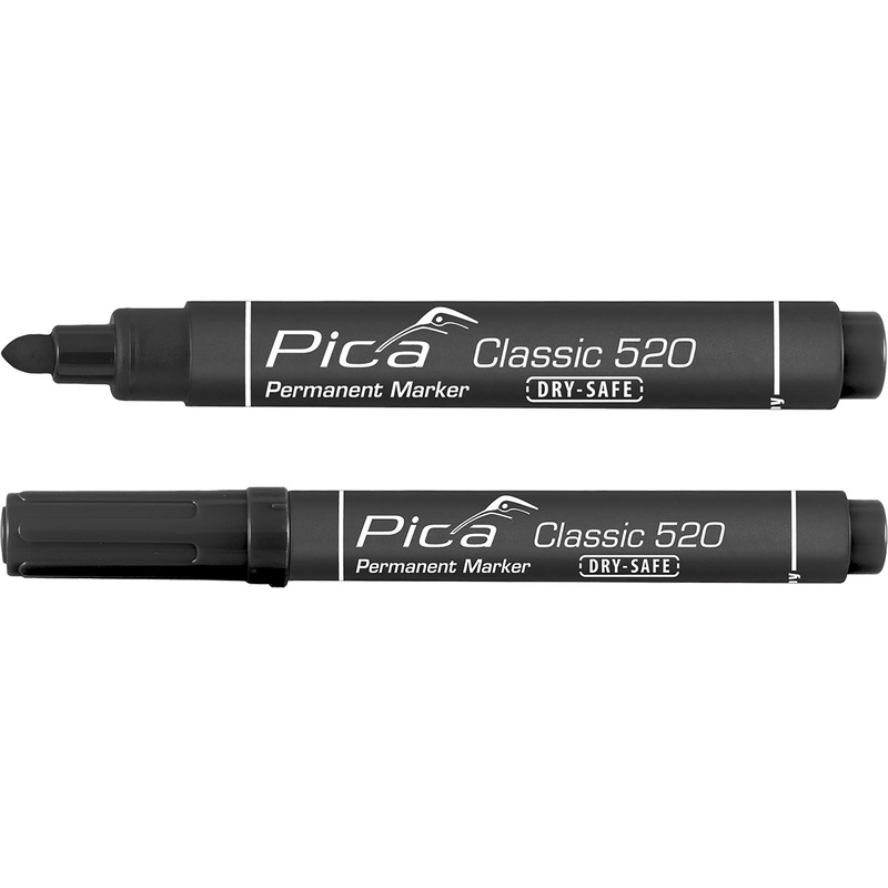 Pica Classic Permanent Marker 520/46 ronde punt zwart