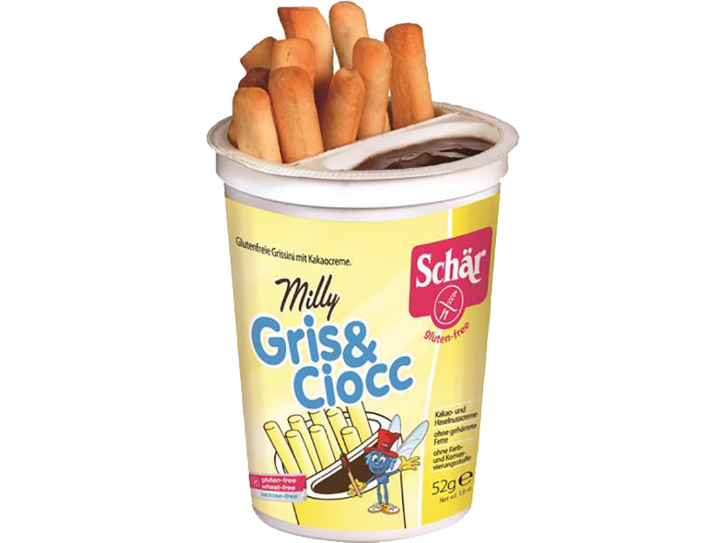 GRESSINHOS SCHAR COM CREME CACAU SEM GLÚTEN 52G