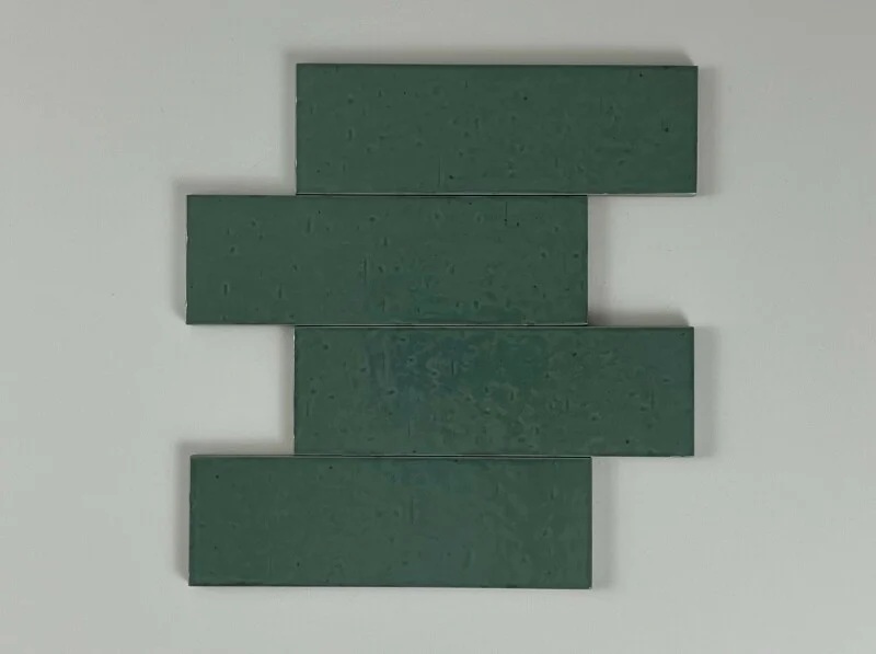 Tegelsample: Jabo Kalma wandtegel blauw 6x18.6 glans