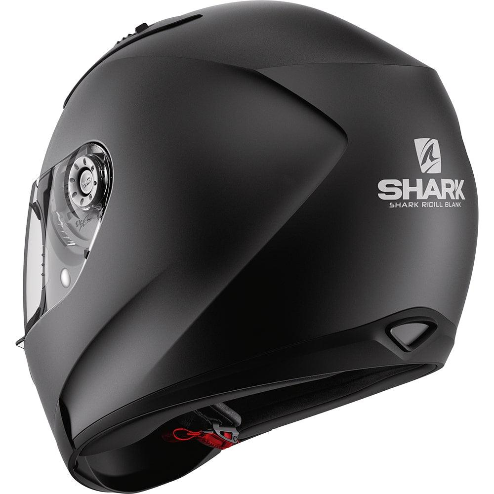 Casque Moto Shark Ridill Blank Noir Mat Intégral
