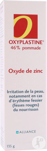Oxyplastine 46% Oxyde De Zinc Pommade Irritations De La Peau 135g