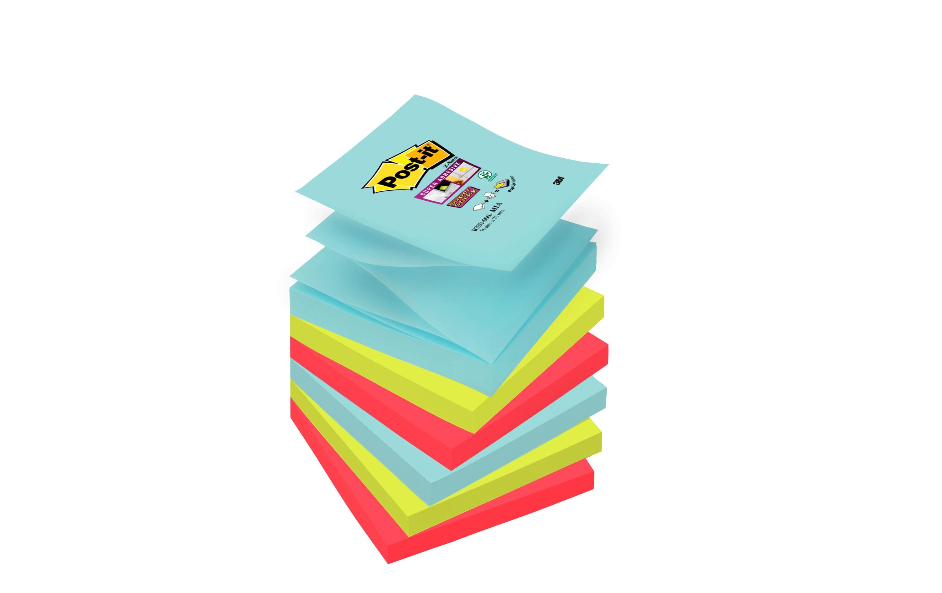 Notizzettel Post-it Z-Notes 7.6 cm x 7.6 cm, 6 BlöckePost-it Haftnotizen Z-Notes