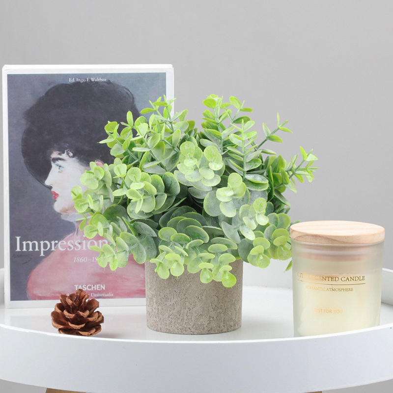 Deko Kunstblumen Marsilea Quadrifolia Home Topfpflanzen