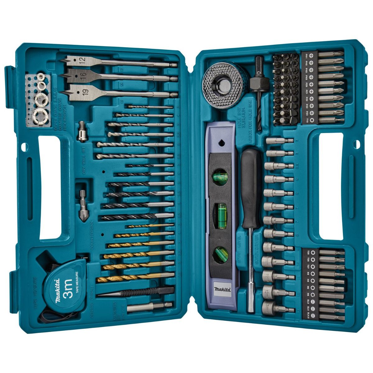 Makita E-10730 Boor-/bitset 102-delig