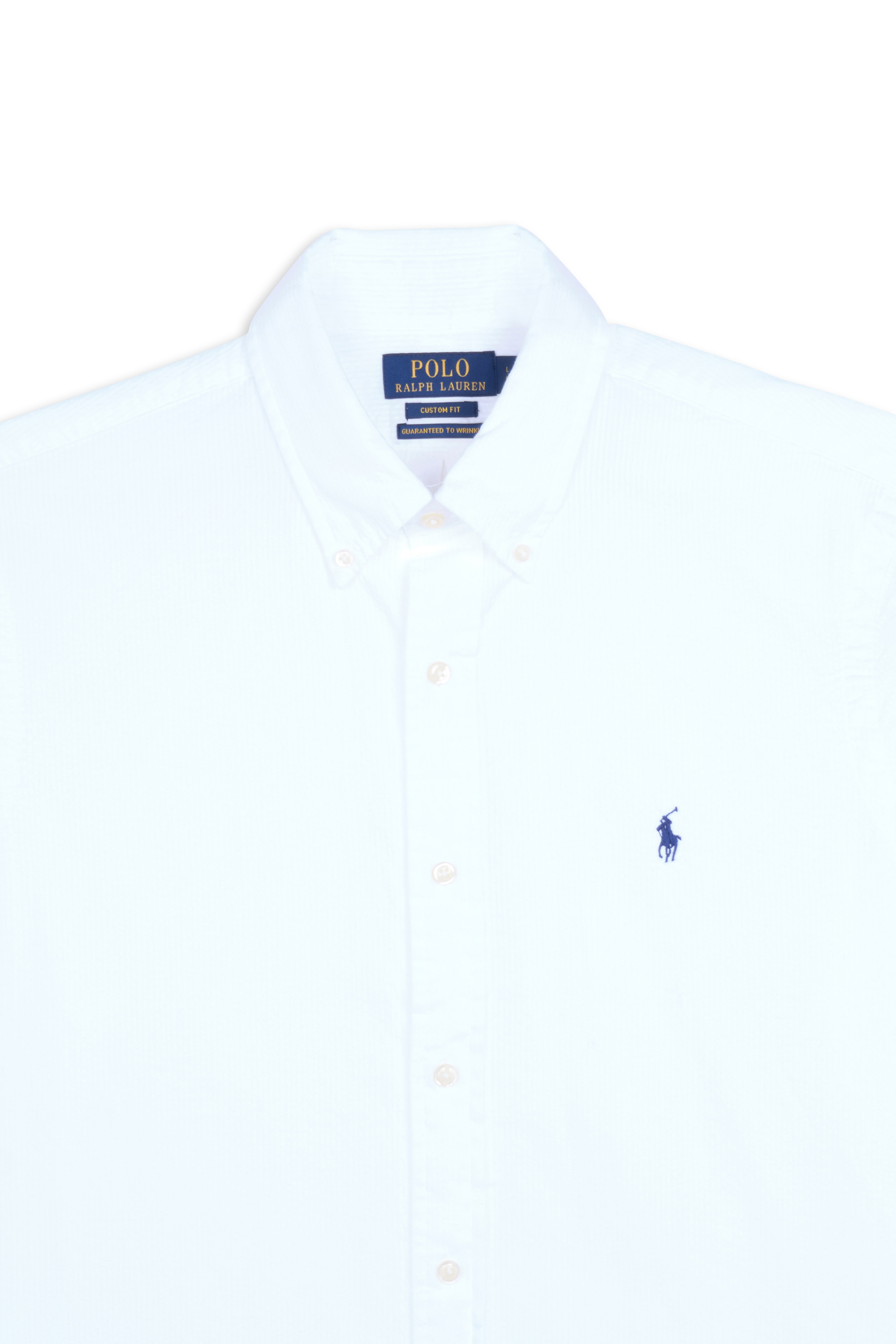 POLO RALPH LAUREN Chemise SEERSUCKER Blanc
