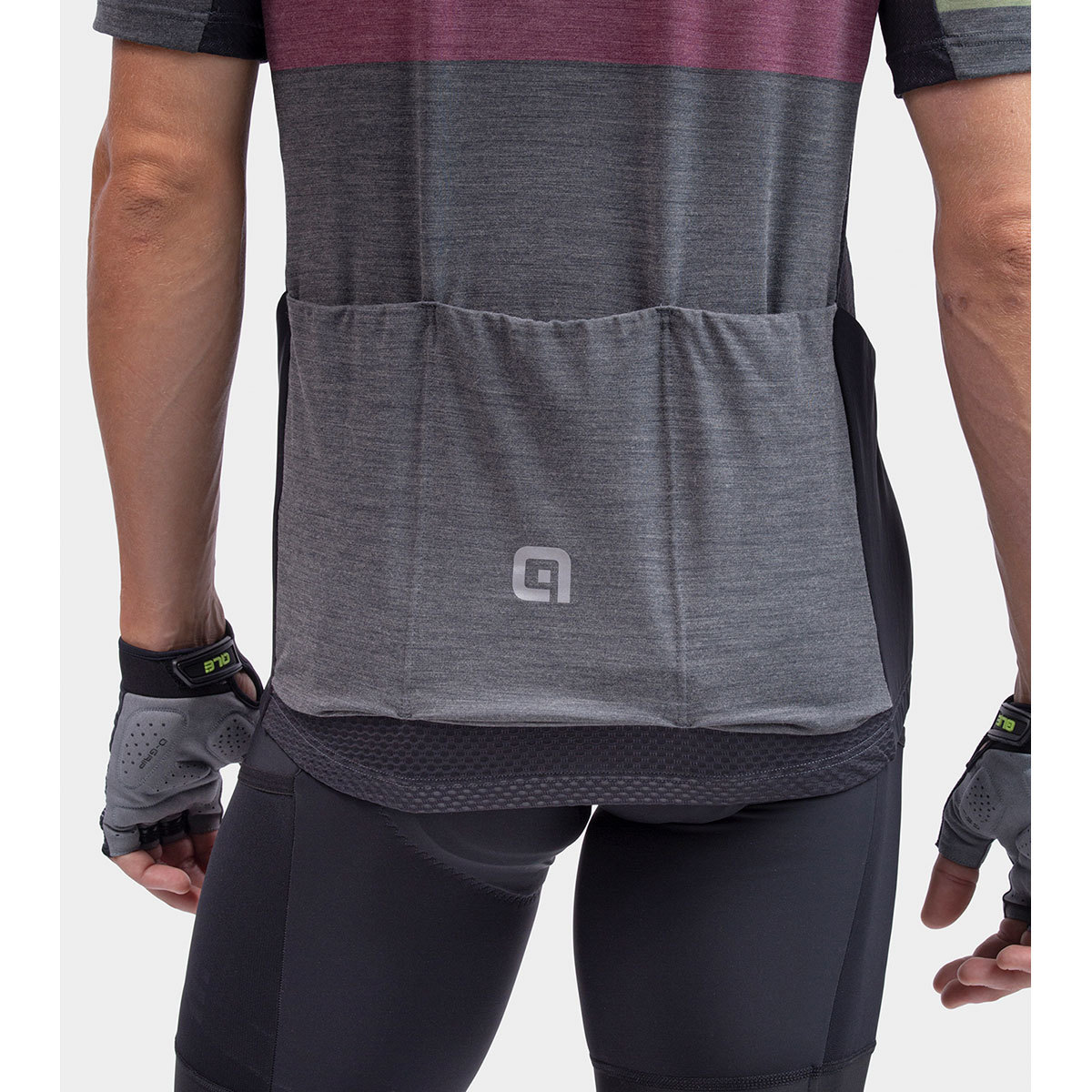 Ale Off-Road Chaos Gravel Fietsshirt Korte Mouwen Groen Heren