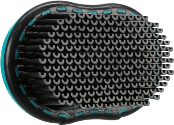 Trixie Upholstery and textile brush, TPR, 7 × 10 cm, sort/turkis