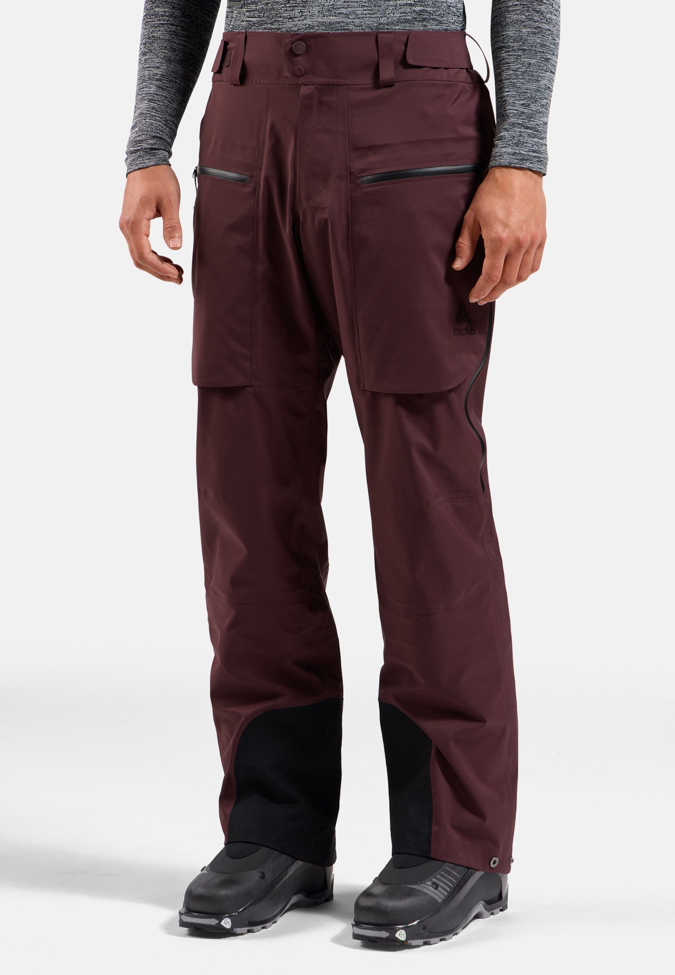 X-Alp 3L Hardshell-Skihose in fudge