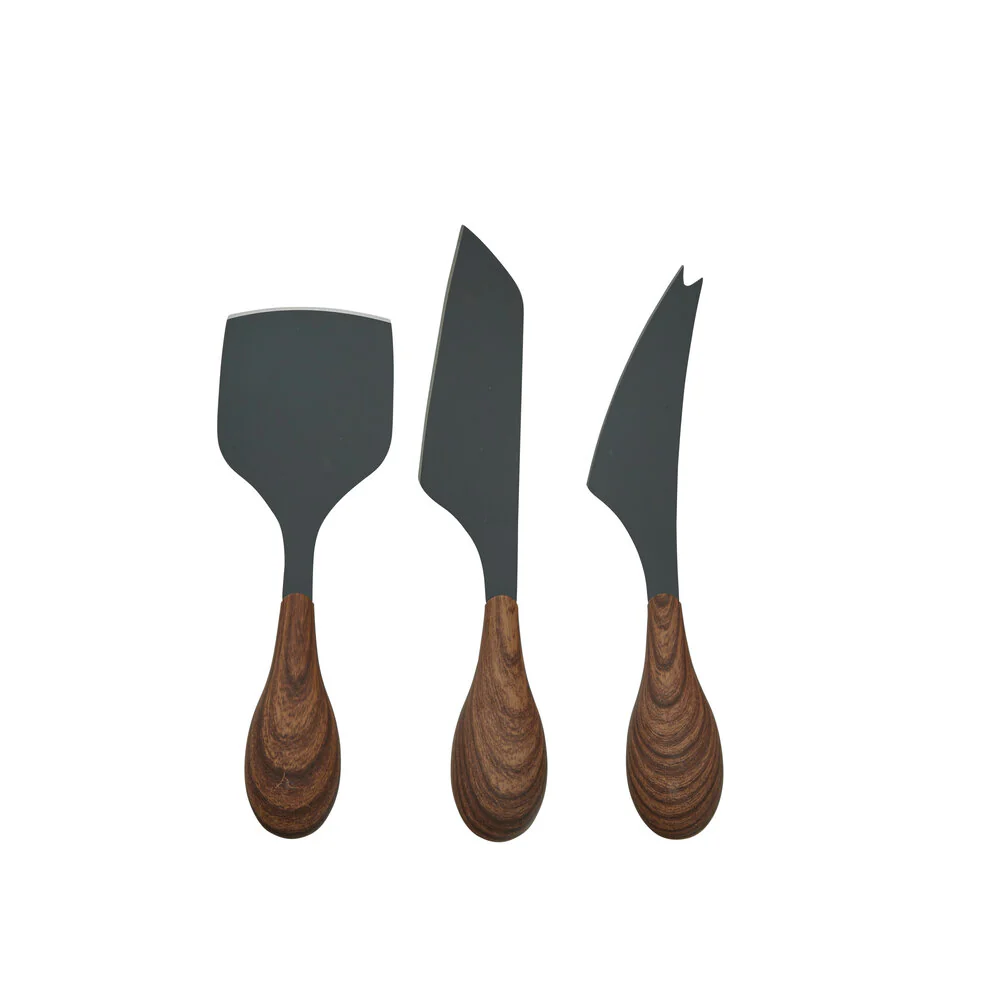 Bahne Interior  Osteknivsæt m. 3 dele - Black/Natural