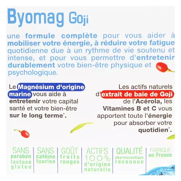 Lehning Vitality Byomag Goji 120 comprimidos