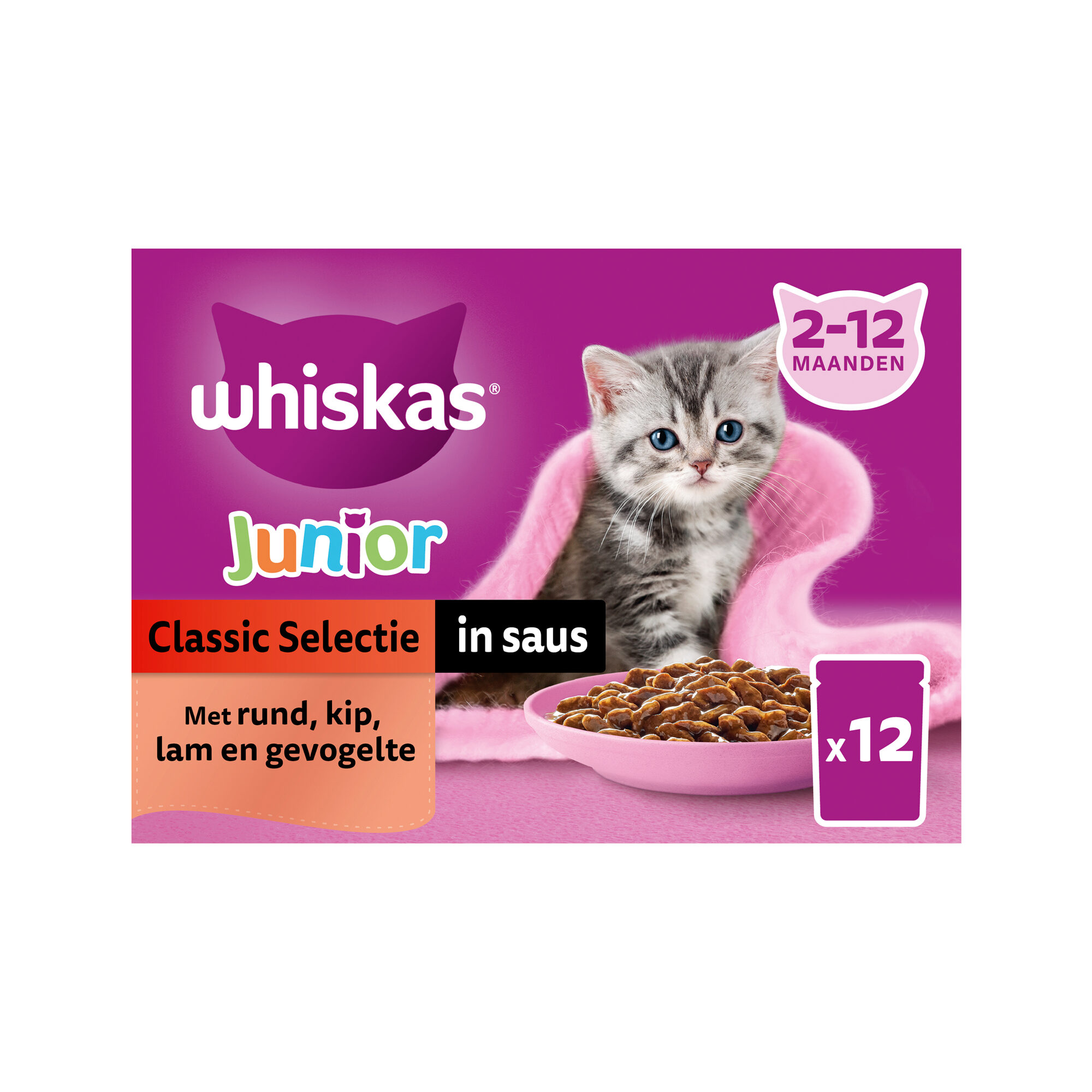 Whiskas Junior Natvoer - Classic