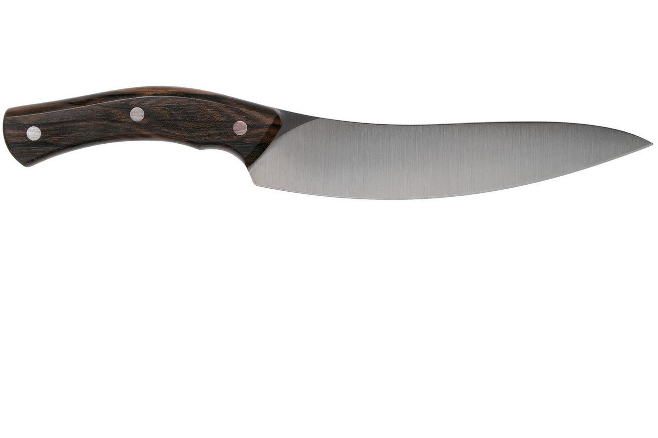 Due Cigni Arne Line vleesmes 20 cm, ziricote