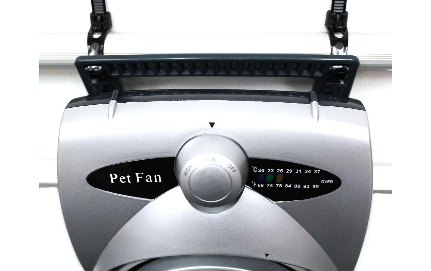 Pet Fan, Ventilator, SilberKühlender Ventilator für Auto