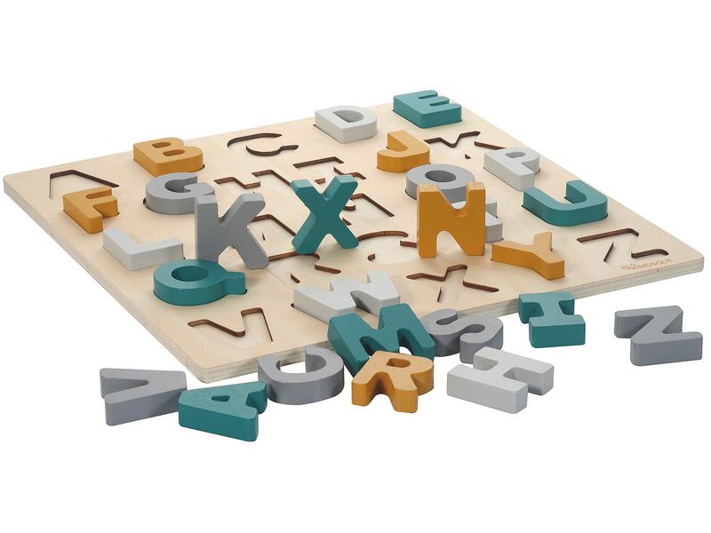 Kindsgut Holzpuzzle ABC-Puzzle Caspar Spielerisch das Alphabet kennenlernen
