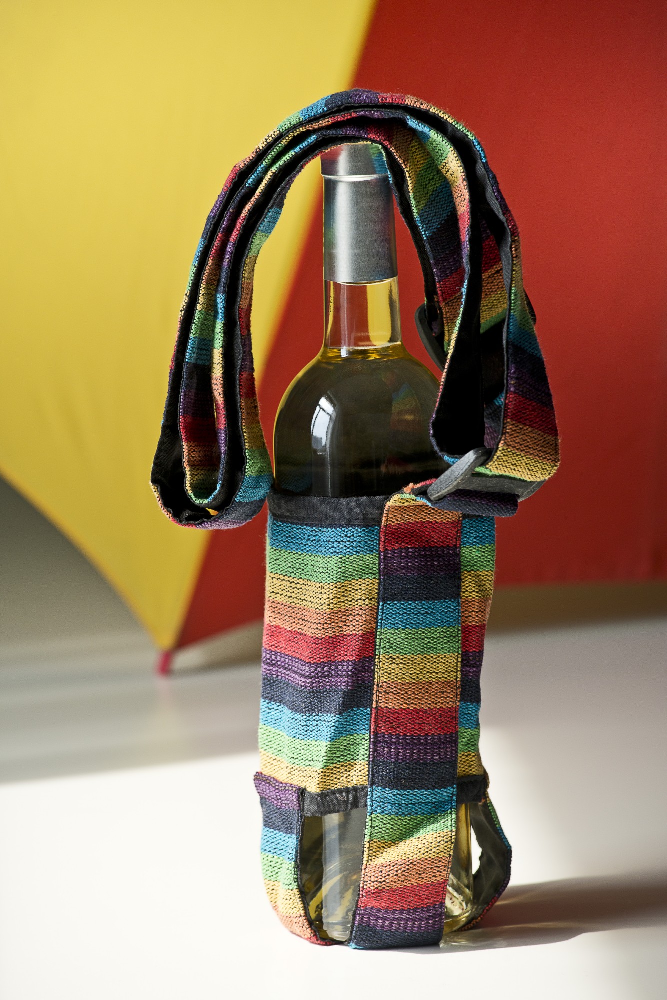 Flaschenhalter Rainbow, multicolor, Ø 8 cm, H 20 cm günstig bestellen