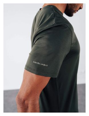 Maillot manches courtes Circle Iconic Moss Kaki