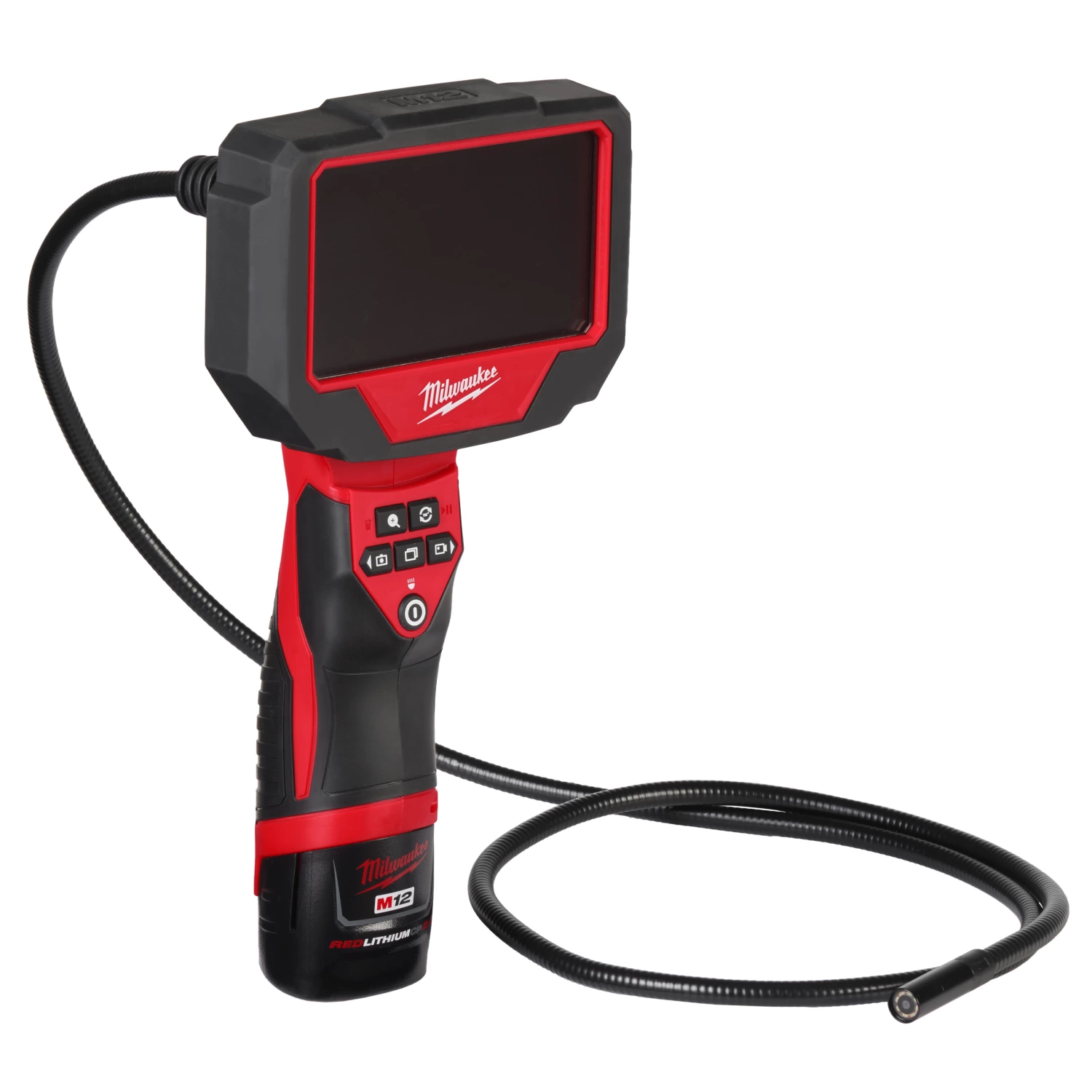 Milwaukee M12 360IC12-201C 360° inspectiecamera (1x 2.0 Ah Accu) in transportkoffer - 1,2 m