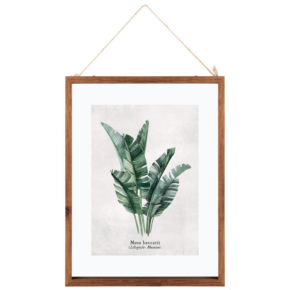 CADRE VERRE FEUILLES 38X48CM