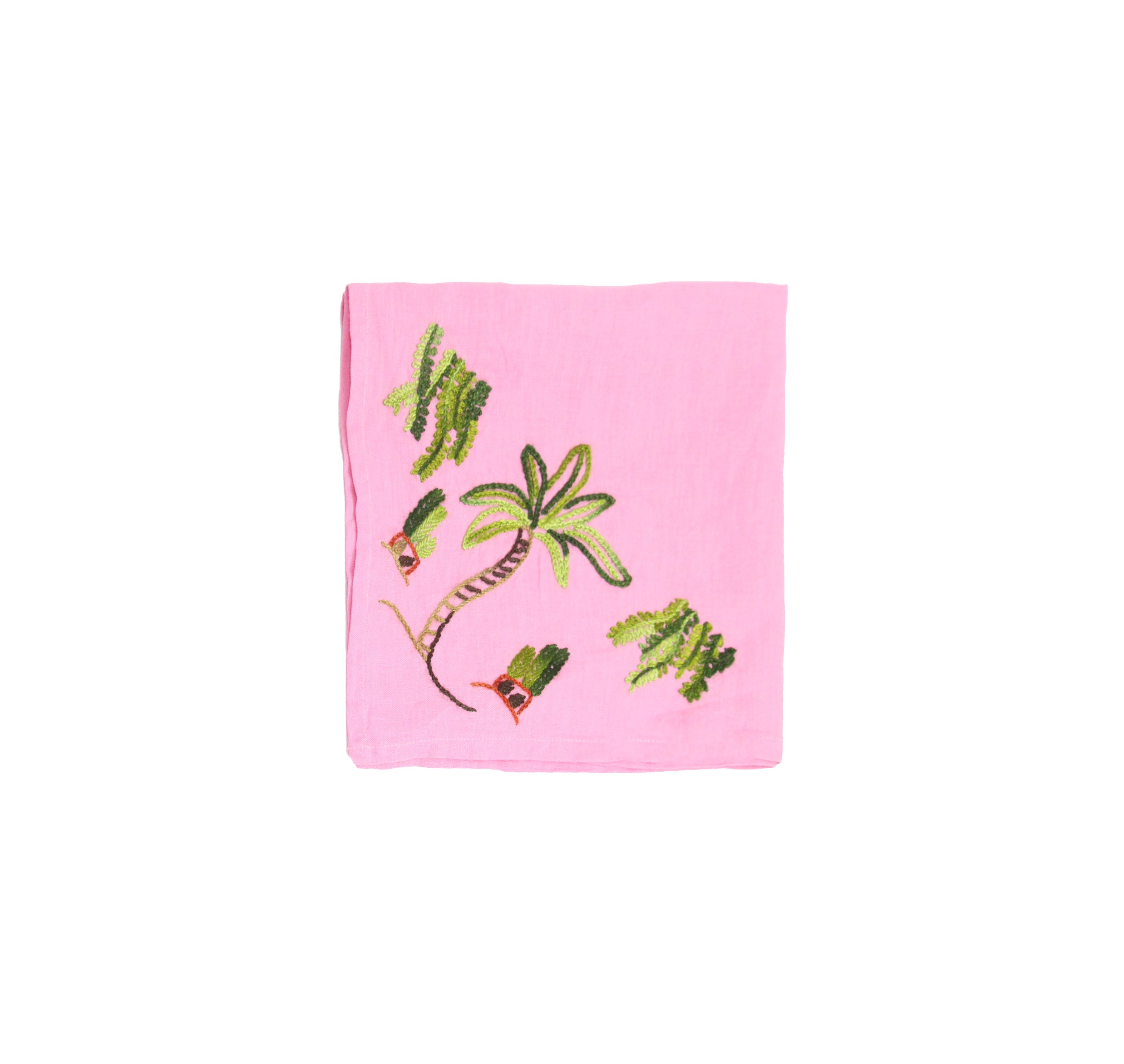 Serviette brodée